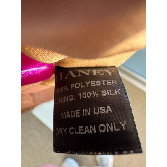 Haney NWT Sequin One-Shoulder Mini Dress in Copper Size 6 - Picture 8 of 9